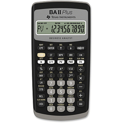 Texas Instruments BA-II Plus Advance Financial Calculator