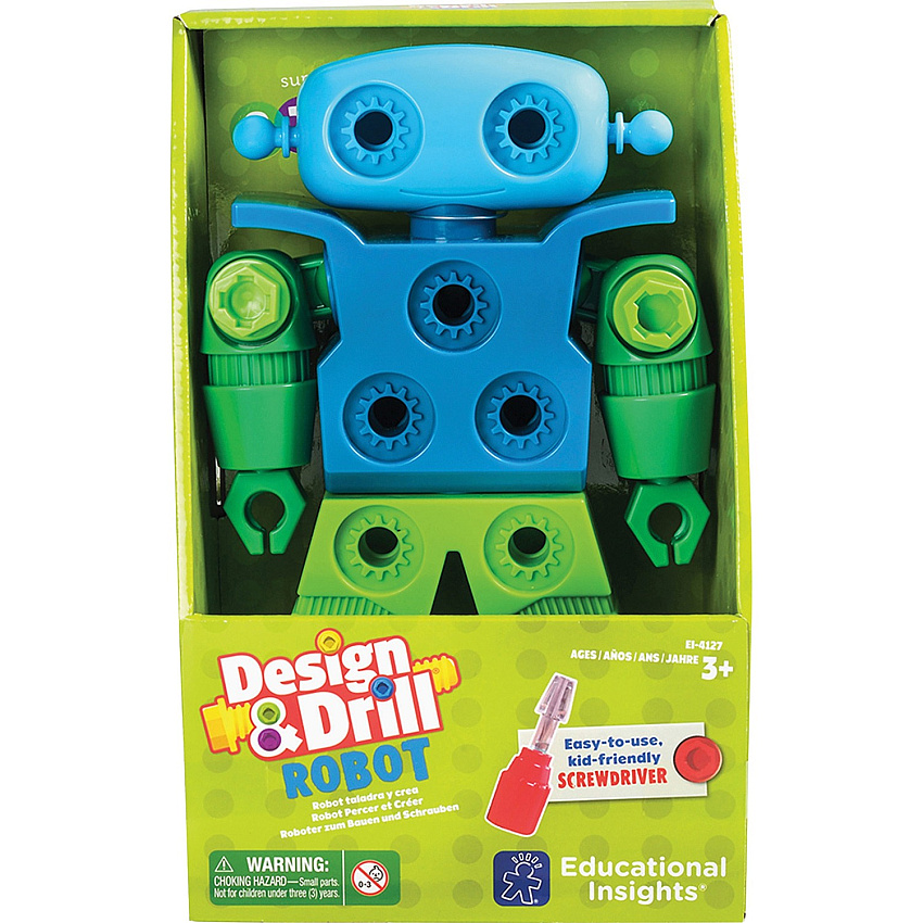 Educational Insights Design & Drill Robot Play Set (EII4127)