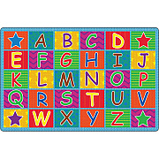 Flagship Carpets Cheerful Alphabet Classroom Rug (FE33422A)