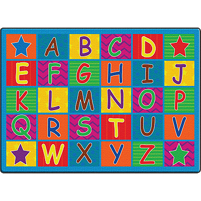 Flagship Carpets Cheerful Alphabet Classroom Rug (FE33432A)