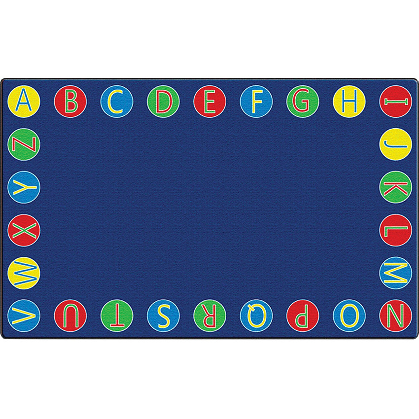 Flagship Carpets Alphabet Circles Seating Rug (FE40532A)