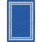 Flagship Carpets Double Light Tone Border Blue Rug (FE42232A)