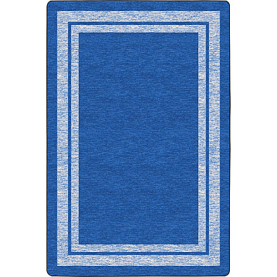 Flagship Carpets Double Light Tone Border Blue Rug (FE42232A)