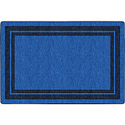 Flagship Carpets Double Dark Tone Border Blue Rug (FE42332A)
