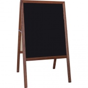 Flipside Stained Black Chalkboard Easel (31221)