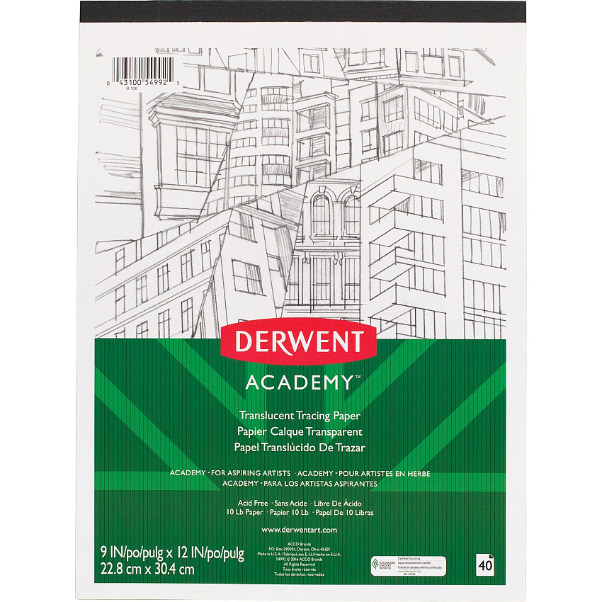 Derwent Academy Translucent Paper Pad (MEA54992)
