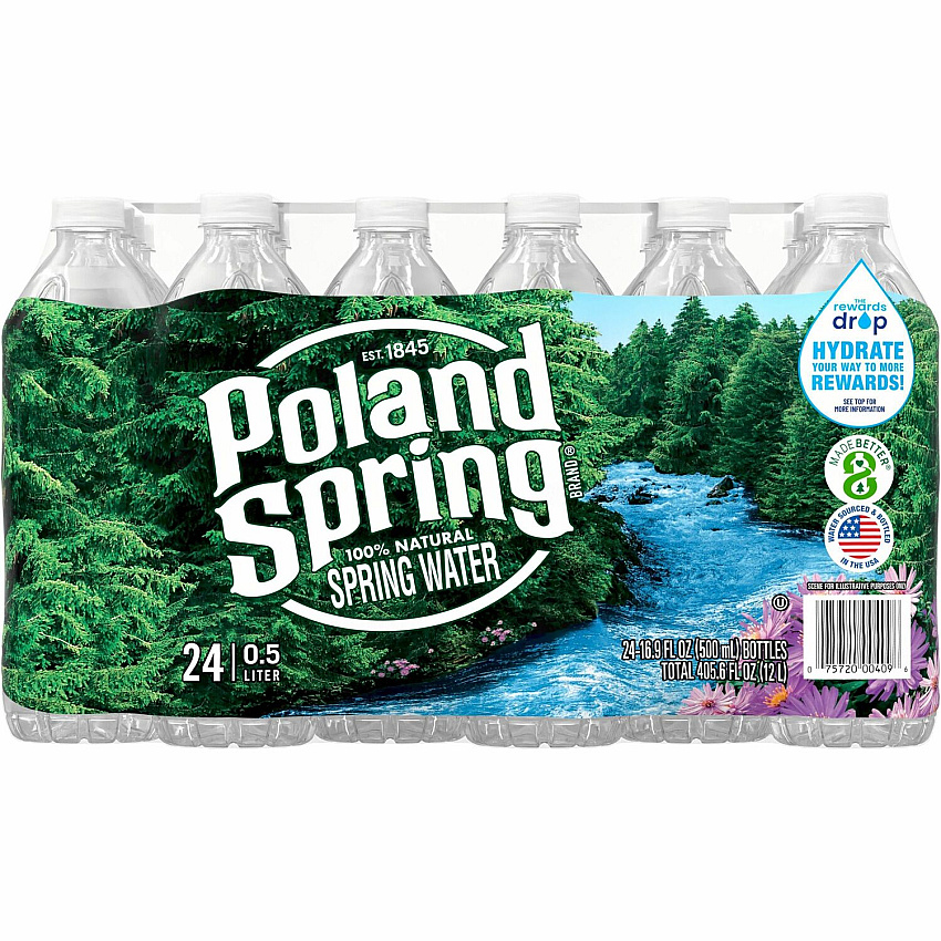 Poland Spring Bottled Spring Water (NLE075720004096)