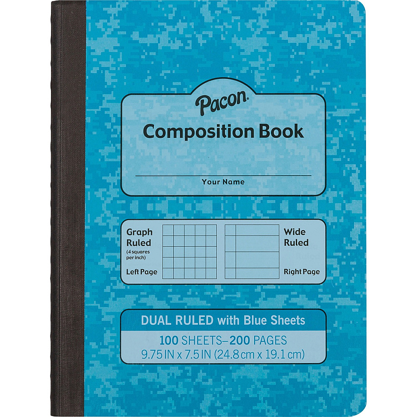 Pacon Dual Ruled Composition Book (PACMMK37160)