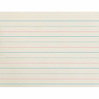 Zaner-Bloser Broken Midline Ruled Paper (PACZP2610)