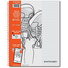 Roaring Spring Whitelines Premium Line Ruled Spiral Notebook (ROA17000)