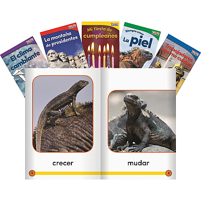 Shell Education TIME For Kids Informational Text Grade K Readers Set 3 10-Book Spanish Set Printed Book (25856)