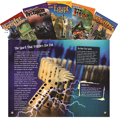 Shell Education TIME Informational Text Grade 6 Set 3, 5-Book Set Printed Book (25921)