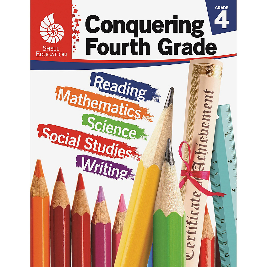 Shell Education Conquering Fourth Grade Printed Book (51623)