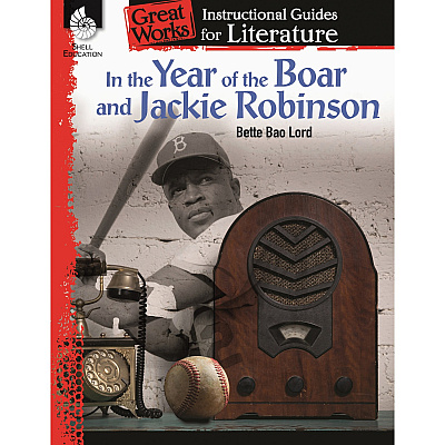 Shell Education Year of Boar & Jackie Robinson Guide Printed Book by Bette Bao Lord (51719)