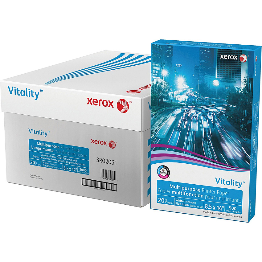 Xerox Vitality Multipurpose Printer Paper - White (XER3R02051CT)