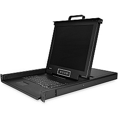 StarTech 8 Port Rackmount Kvm Console W/17in Lcd (RKCONS1708K)