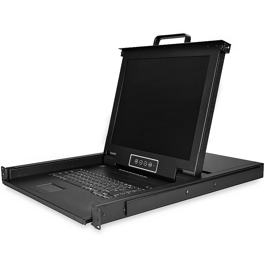 StarTech 8 Port Rackmount Kvm Console W/17in Lcd (RKCONS1708K)