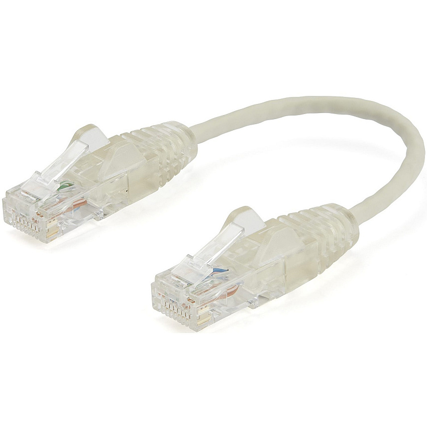 StarTech Cable - Gray Slim Cat6 Patch Cord 6 In (N6PAT6INGRS)