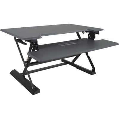 Victor High Rise Height Adjustable Standing Desk with Keyboard Tray