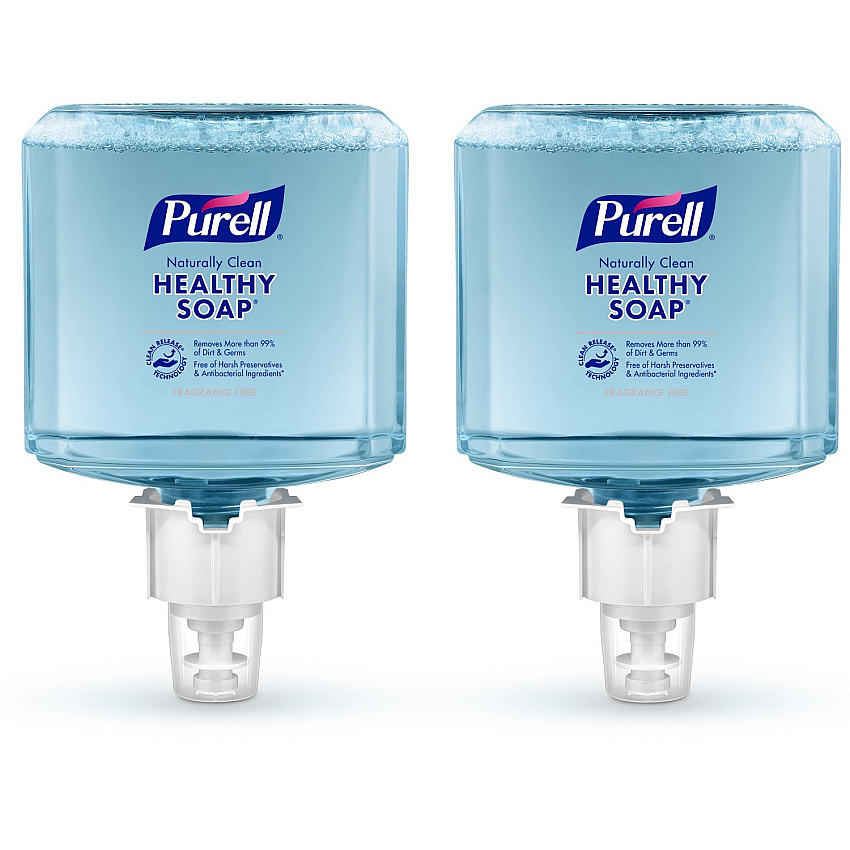 PURELL ES6 CRT HEALTHY SOAP Naturally Clean Fragrance Free Foam (GOJ647002)