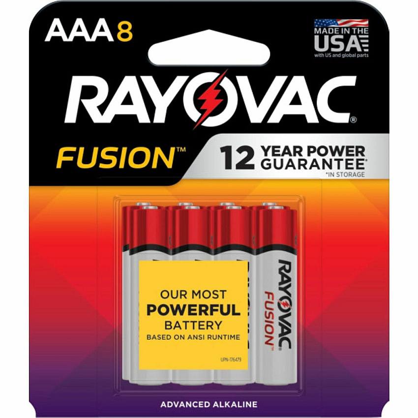 Rayovac Fusion Alkaline AAA Batteries (RAY8248TFUSK)