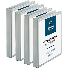Business Source Standard View Round Ring Binders (BSN09981BD)
