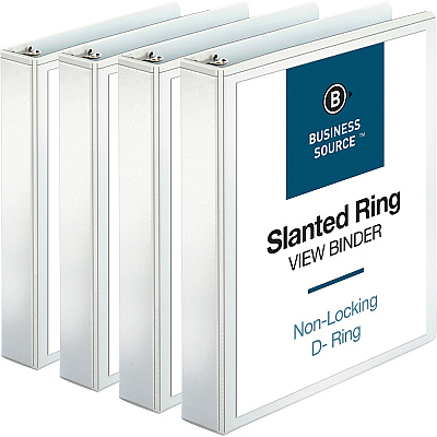 Business Source Basic D-Ring View Binders (BSN28441BD)