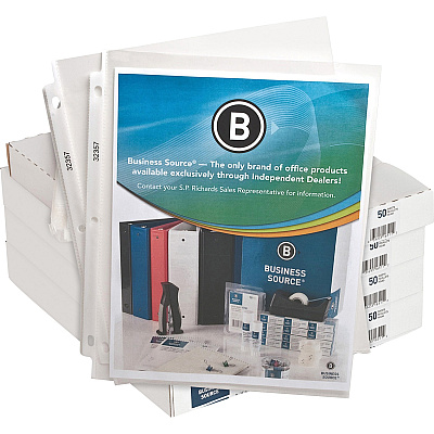 Business Source Sheet Protectors (BSN32357BX)