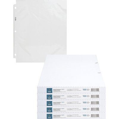 Business Source Poly Sheet Protectors (74551CT)