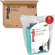 Wypall Power Clean ProScrub Pre-Saturated Wipes (91367CT)