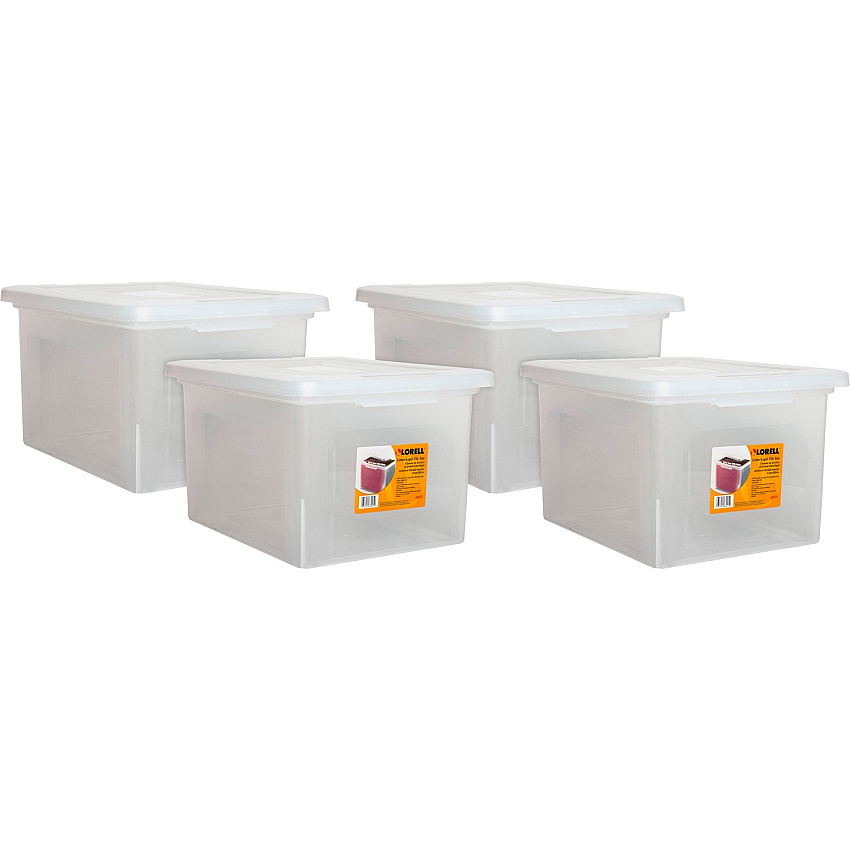 Lorell Stacking File Boxes (LLR68925CT)