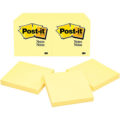 Post-it Notes Original Notepads (MMM654YWBD)