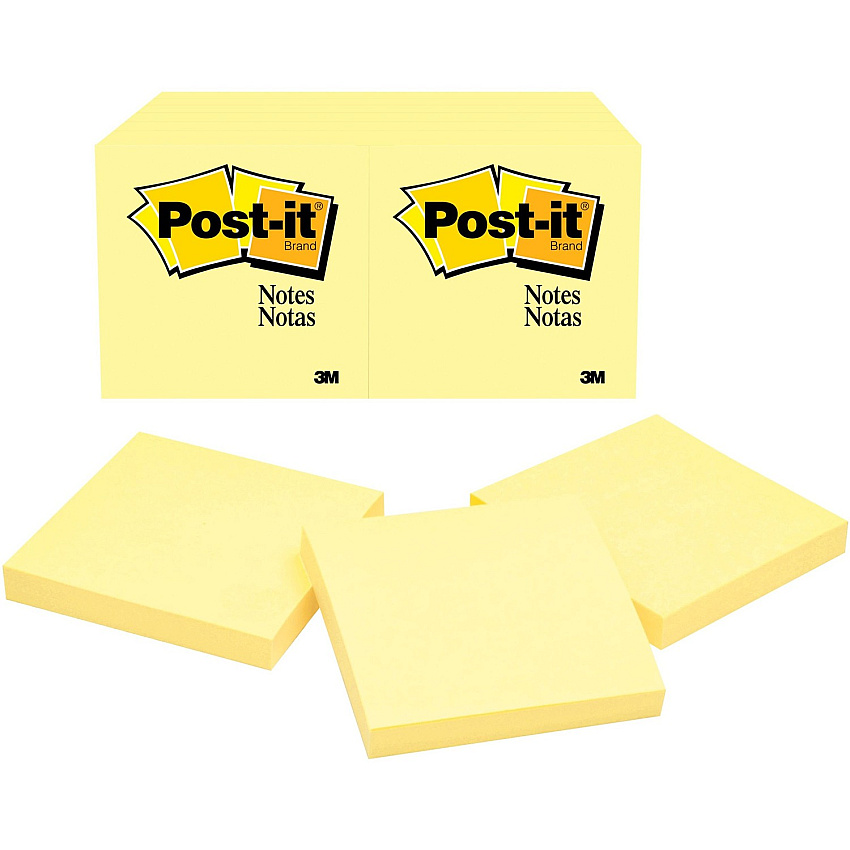 Post-it Notes Original Notepads (MMM654YWBD)