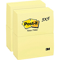 Post-it Notes Original Notepads (MMM655YWBD)