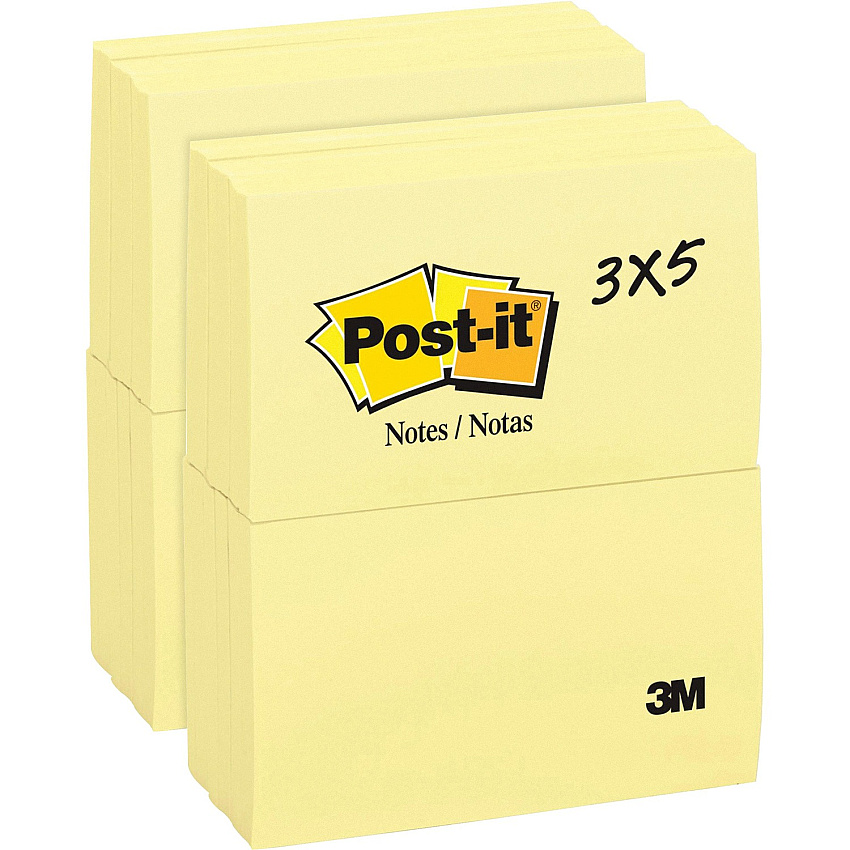 Post-it Notes Original Notepads (MMM655YWBD)
