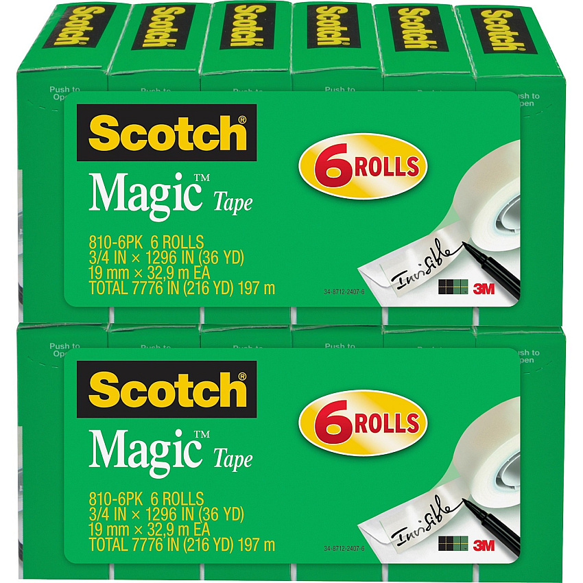 Scotch 3/4"W Magic Tape (MMM8106PKBD)