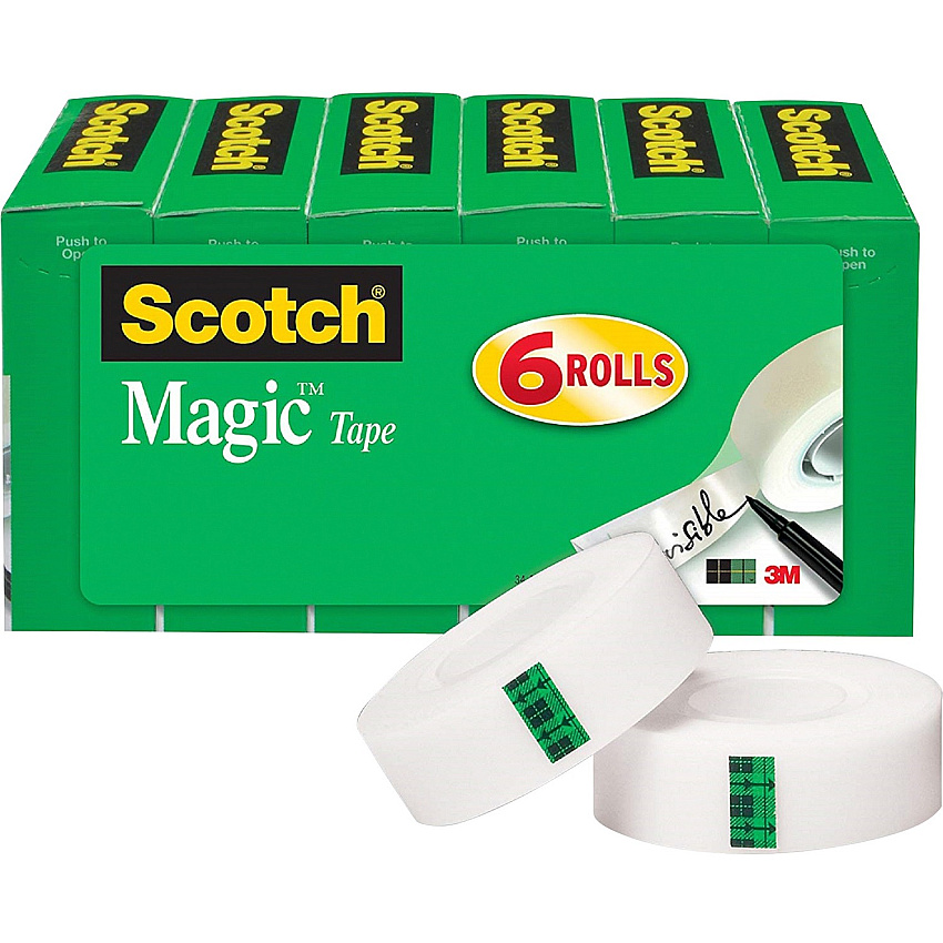 Scotch 3/4"W Magic Tape (MMM810K6BD)