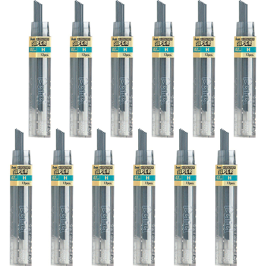 Pentel Super Hi-Polymer Leads (PEN50HBX)