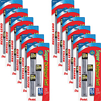 Pentel Super Hi-Polymer Leads (PENC25BPHB3K6BX)