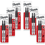 Sharpie Retractable Ultra-Fine Point Permanent Markers (SAN1735801BX)