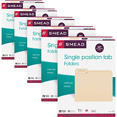 Smead 1/3 Tab Cut Letter Recycled Top Tab File Folder (SMD10331CT)