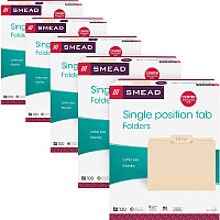 Smead 1/3 Tab Cut Letter Recycled Top Tab File Folder (SMD10332CT)