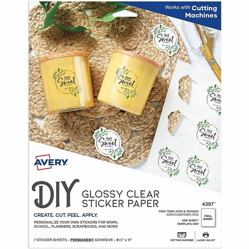 Avery Permanent Sticker Paper (04397)
