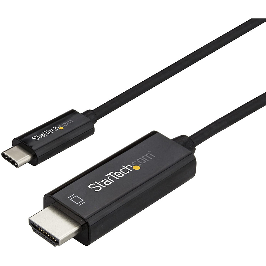 StarTech 1m / 3ft Usb C To Hdmi Cable - Usb 3.1 Type C To Hdmi - 4k At 60hz - Black (CDP2HD1MBNL)