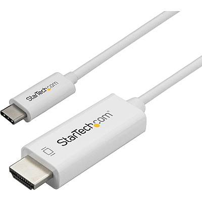 StarTech 3ft Usb C To Hdmi Cable 4k 60hz Video (CDP2HD1MWNL)