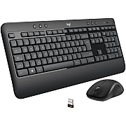Logitech MK540 Advanced Wireless Keyboard and Mouse Combo for Windows, 2.4 GHz Unifying USB-Receiver, Multimedia Hotkeys, 3-Year Battery Life, for PC, Laptop (LOG920008671)