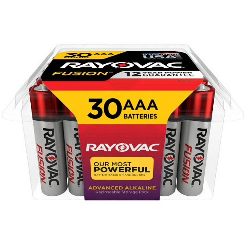 Rayovac Fusion Alkaline AAA Batteries (RAY82430PPTFUSK)