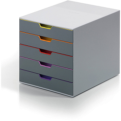 Durable VARICOLOR Desktop 5 Drawer Organizer (DBL760527)