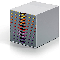 Durable VARICOLOR Desktop 10 Drawer Organizer (DBL761027)