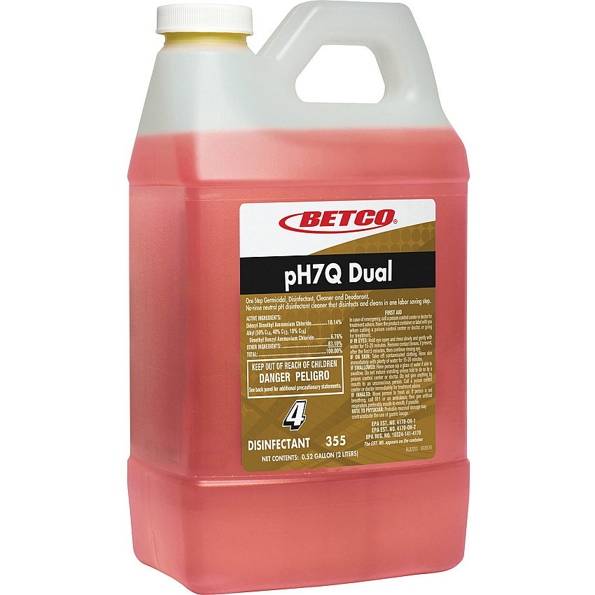 Betco pH7Q Dual Neutral Disinfectant Cleaner - FASTDRAW 4 (BET3554700)